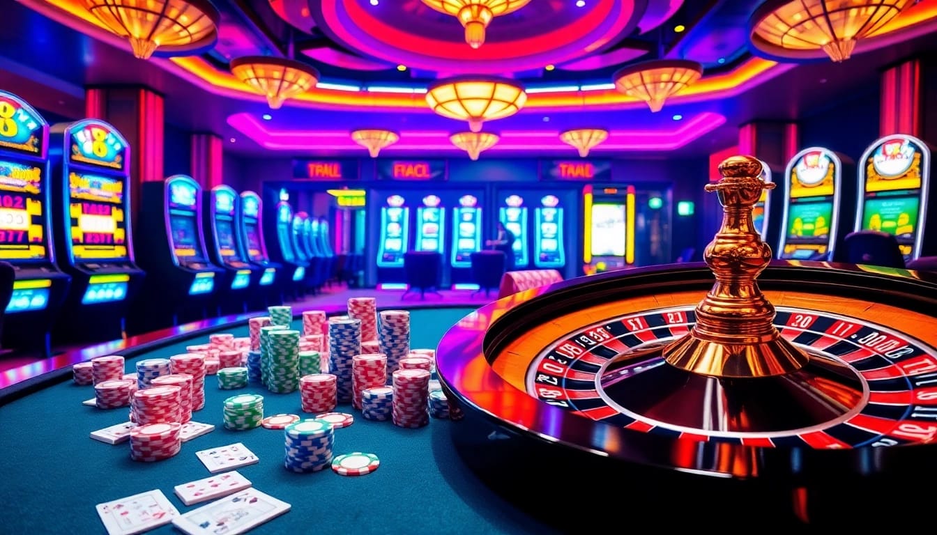Experience the excitement of 789club with vibrant casino tables and thrilling games.