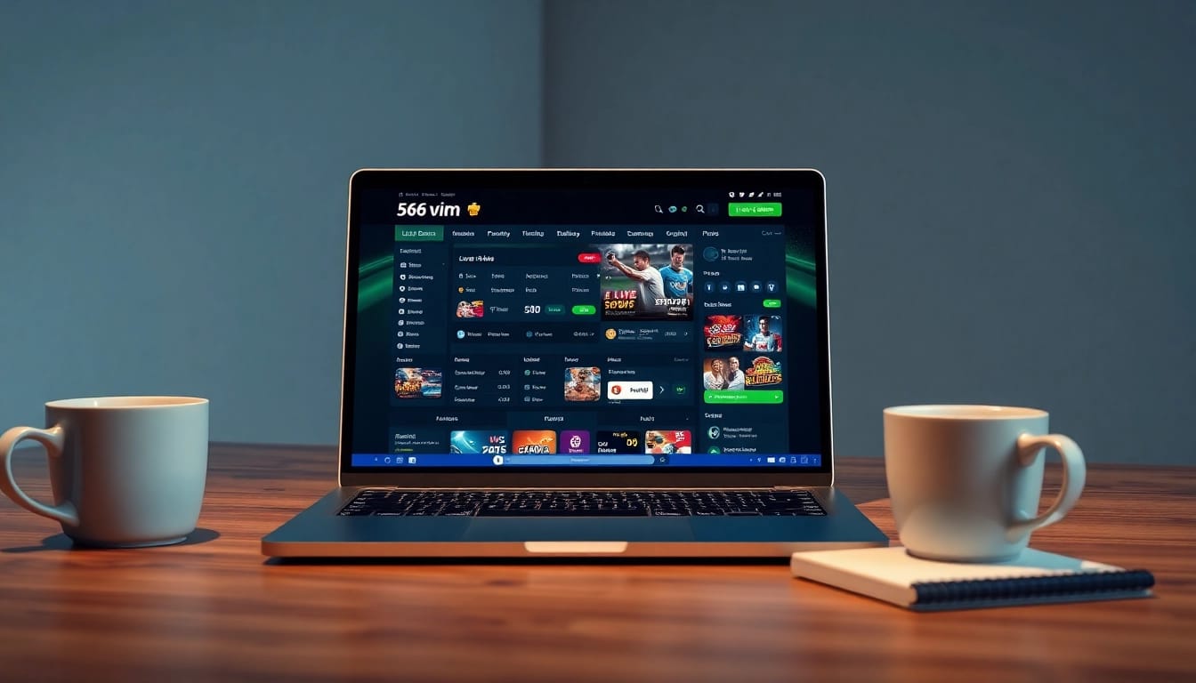 Engaging online betting platform featuring 566 vim with user-friendly interface and live options.