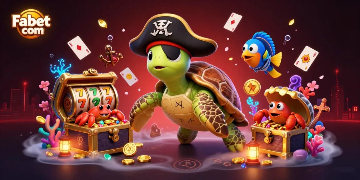 Engage with thrilling slots at Fabet com featuring vibrant game elements and a treasure hippo.