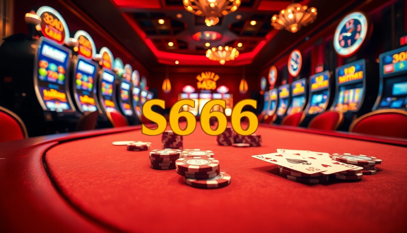 S666 players strategizing at an upscale poker table, showcasing excitement in gambling.