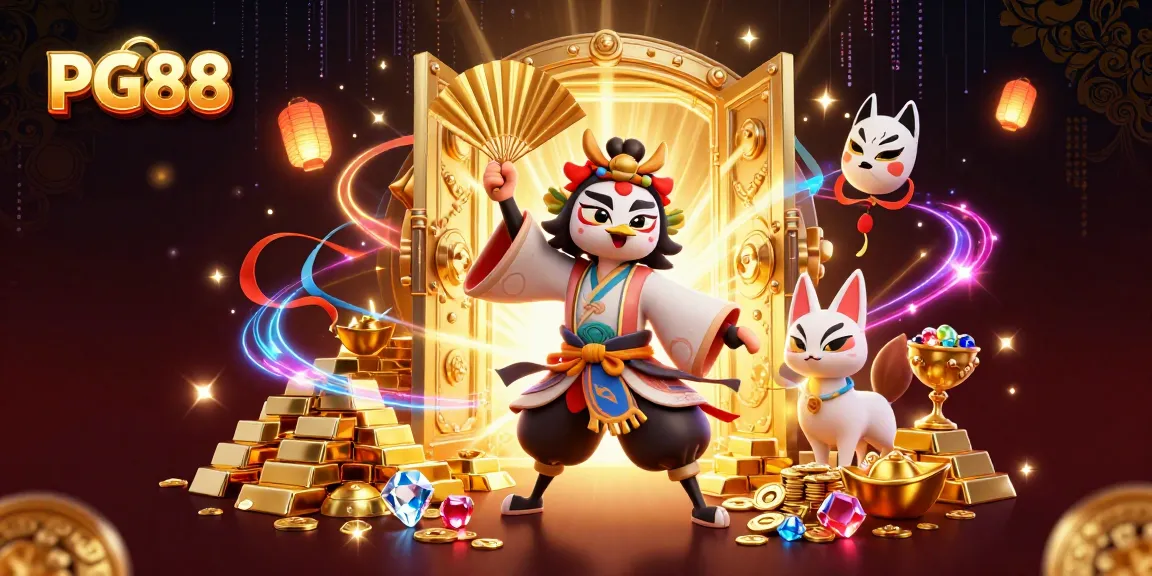 Experience the excitement at PG88 with its vibrant online casino atmosphere and golden treasures.