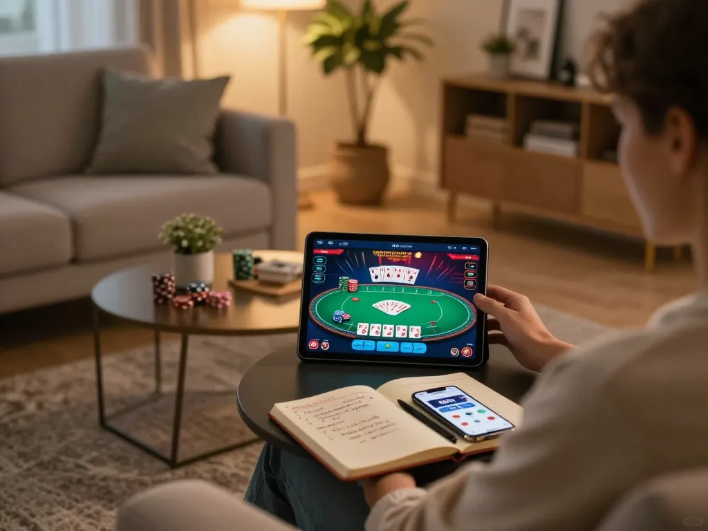 Engaging online casino gameplay on 88vv app with a player's focused expressions.