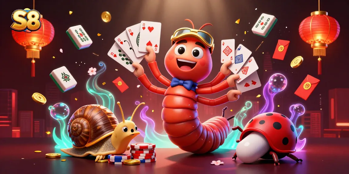 S8 captures excitement at the casino with a millipede dealer and high-stakes gaming elements.
