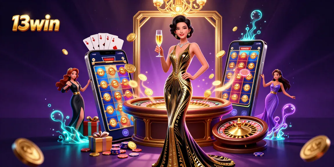 Engage in thrilling games at 13win with elegant casino atmosphere featuring luxurious elements.