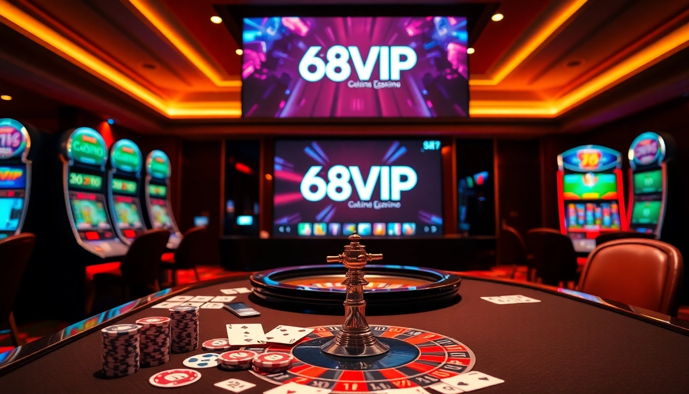 Experience professional gaming excellence at 68VIP casino with thrilling poker and roulette.