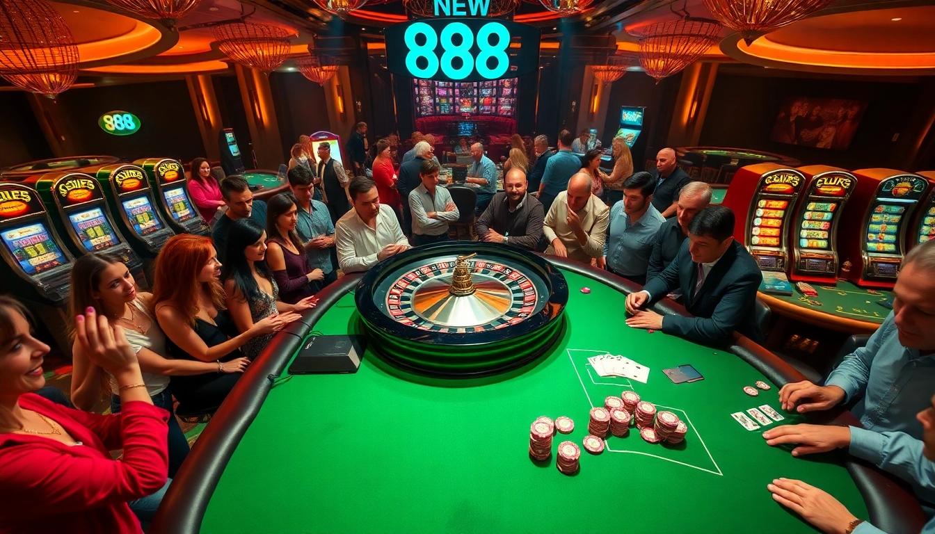 Experience the thrill of roulette and poker at 888NEW casino, filled with excitement and glamour.