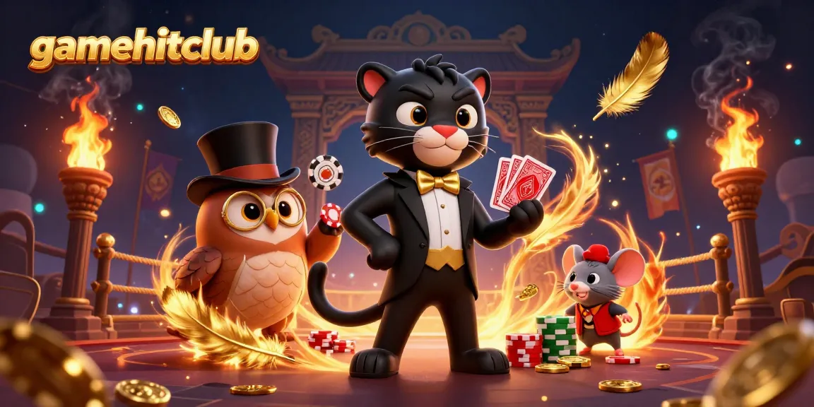 Engage in thrilling games at gamehitclub with stylish characters and vibrant casino elements.