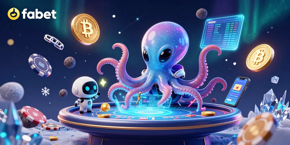 Engage with fabet's thrilling casino experience in a vibrant cosmic scene