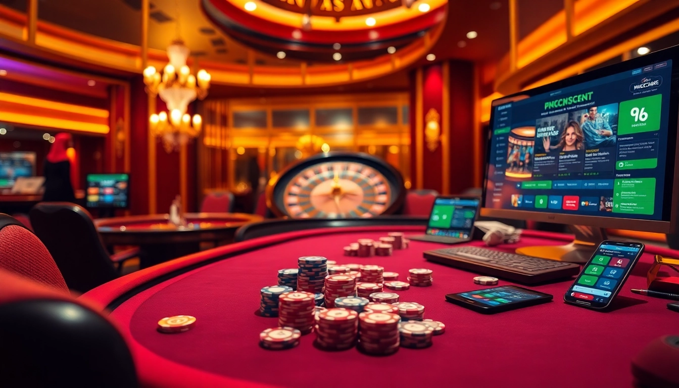 Experience the thrill of gambling at https://nk88.onl/ with vibrant poker tables and immersive betting action.