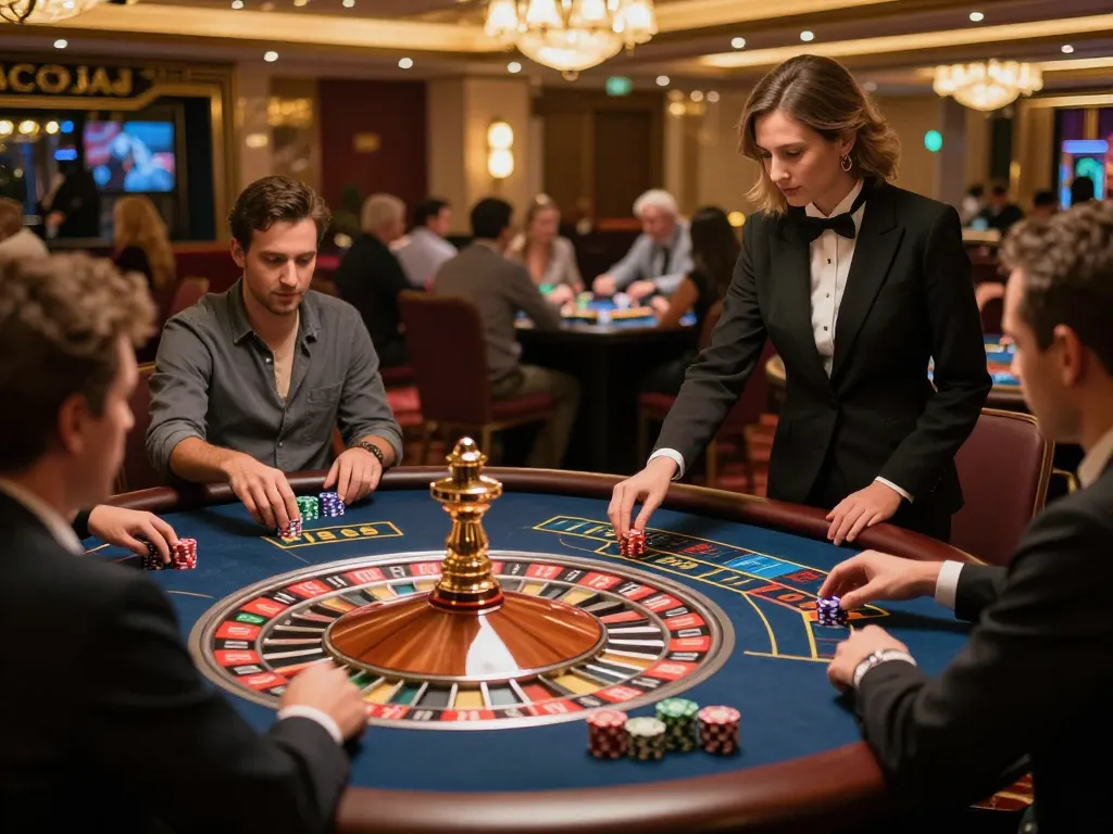 Spin the roulette wheel at abc8 casino, where excitement meets luxury in a vibrant gaming atmosphere.
