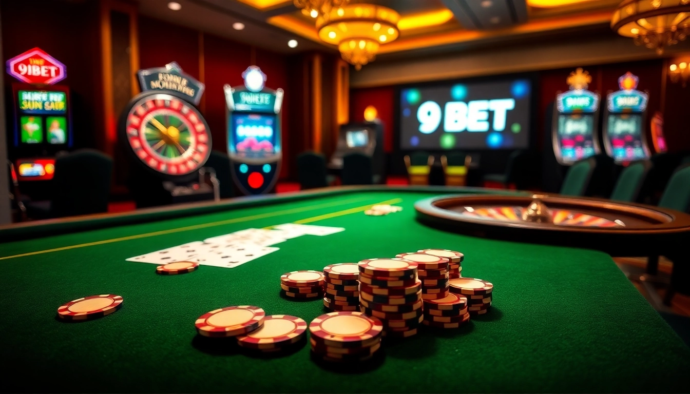 Experience the excitement of high-stakes poker and roulette at 9BET casino.
