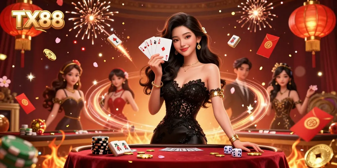 Experience thrilling gameplay at TX88's luxury casino with stunning high-quality graphics and vibrant visuals.