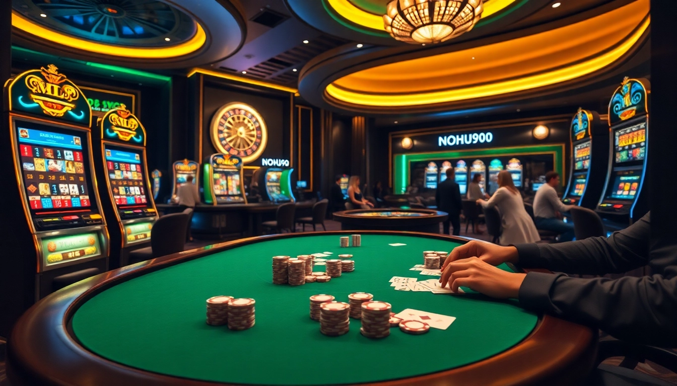 Experience the thrill of NOHU90 with immersive casino gameplay and captivating slot machines.