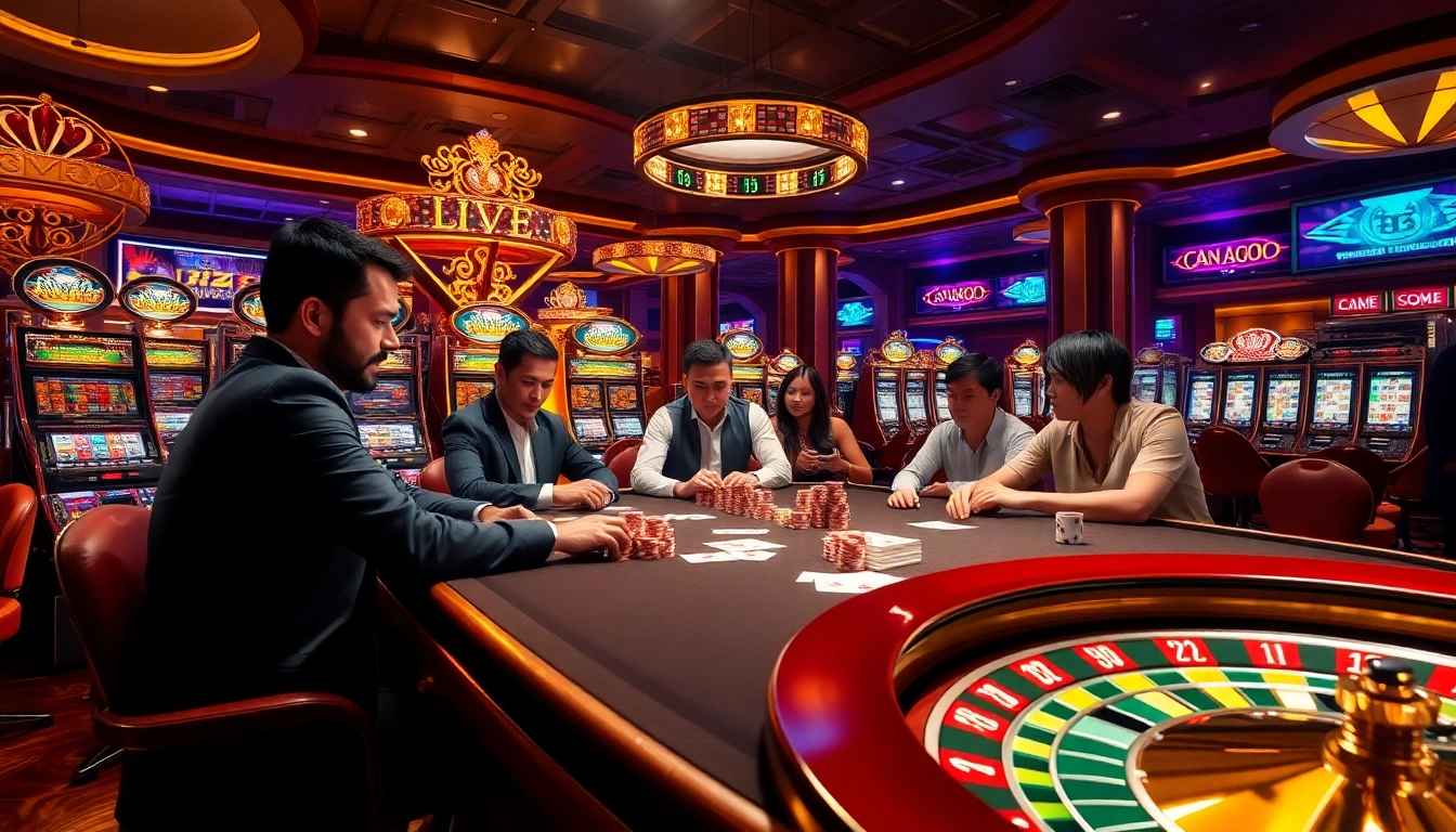 Experience the thrilling excitement of U888 with a high-stakes poker game and vibrant casino visuals.