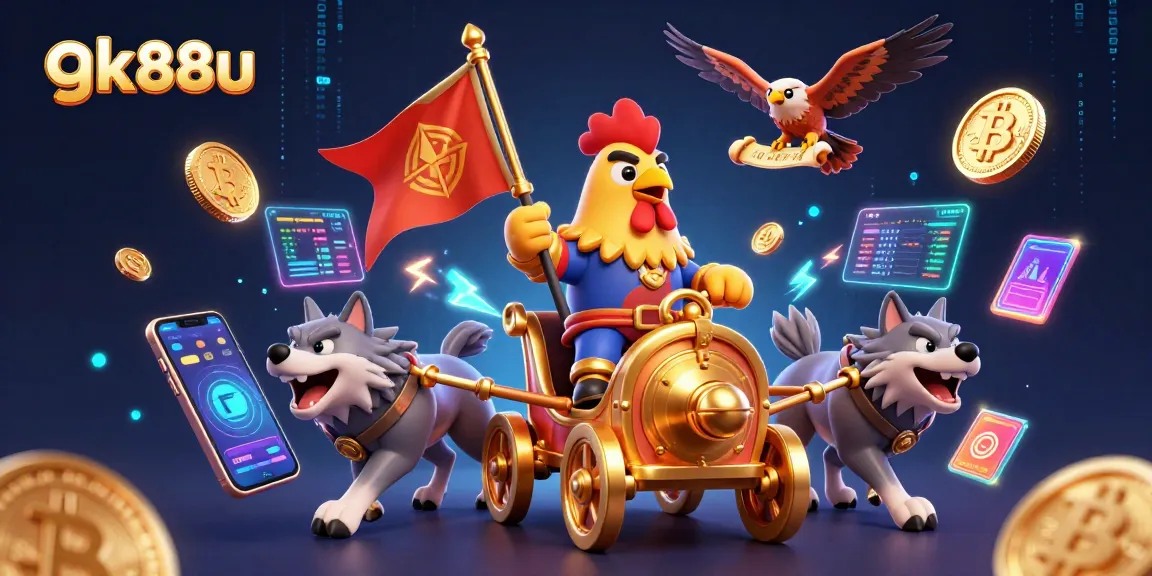 Experience thrilling gameplay at gk88u with a vibrant casino-inspired scene featuring dynamic characters and elements.