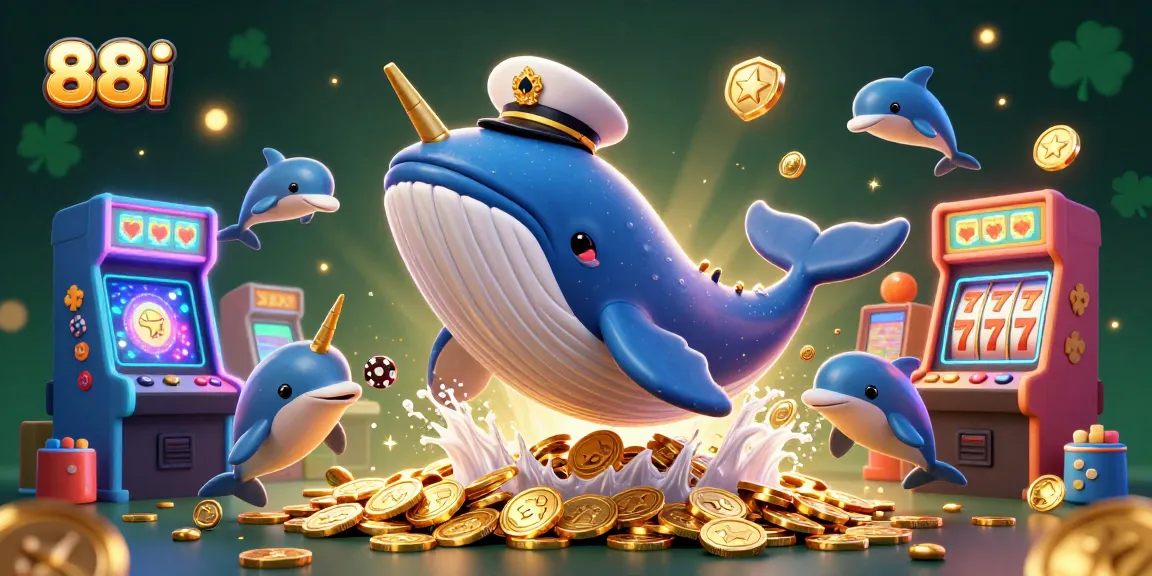 Win big with 88i by spinning vibrant slot reels surrounded by magical gaming creatures.