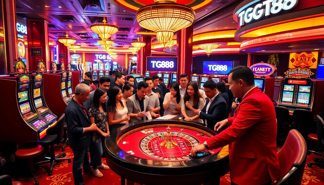 Win big at tg88 with thrilling slot machines and an exciting roulette table for endless fun.