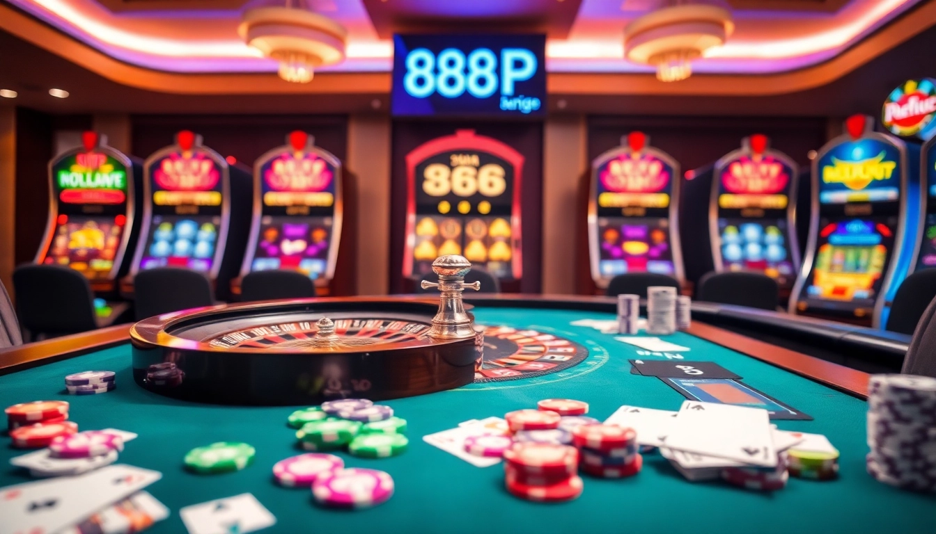 Experience the thrill of winning at 888P with immersive casino gameplay at luxurious tables.