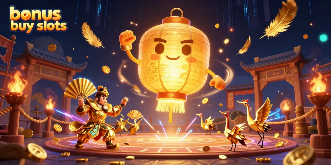 Experience the thrill with bonus buy slots featuring unique characters and casino elements.