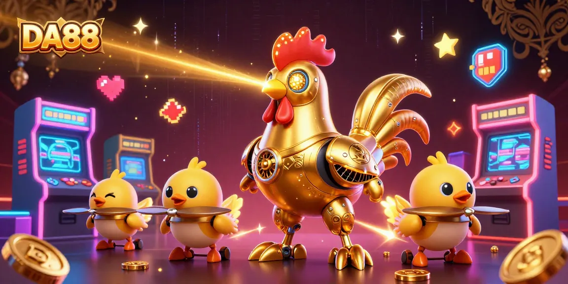 Experience DA88's thrilling gameplay with dynamic characters in a vibrant casino atmosphere.