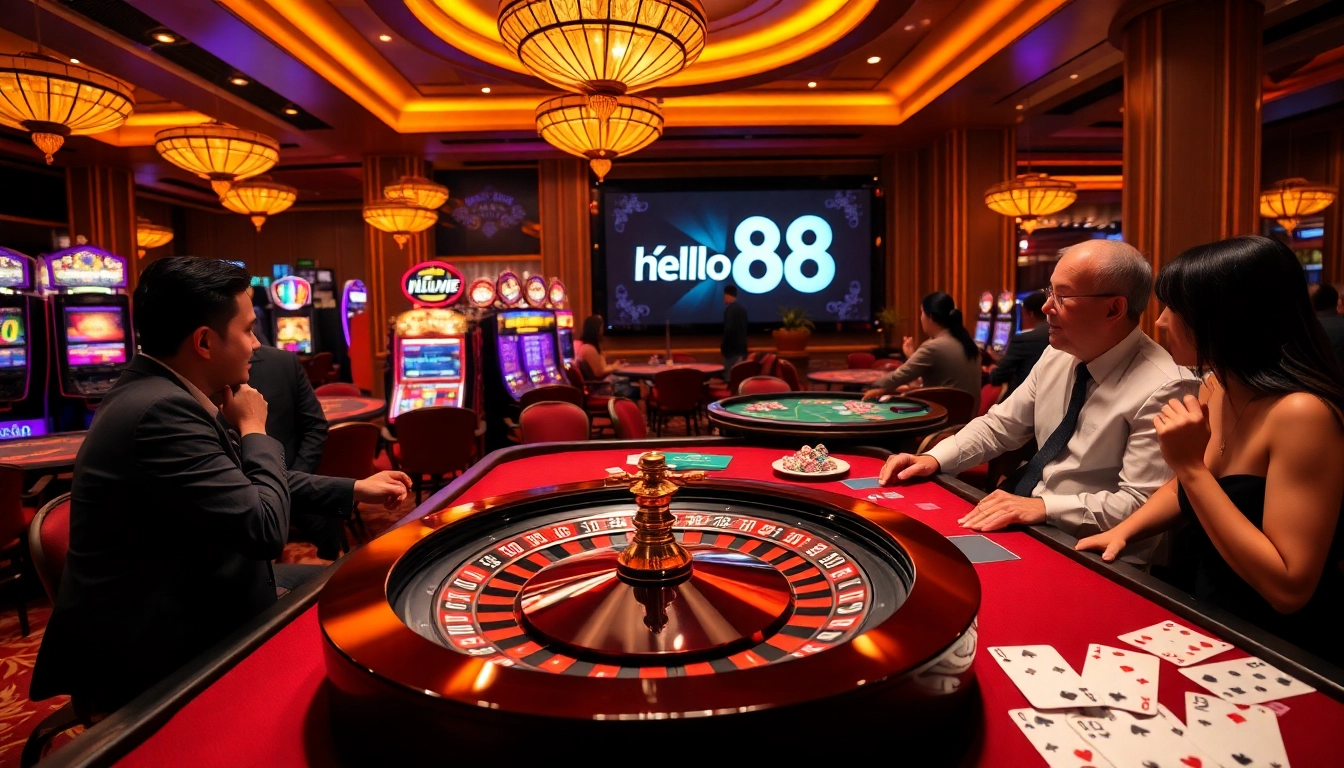Experience thrilling gaming action at hello88 with dynamic tables and exciting players.