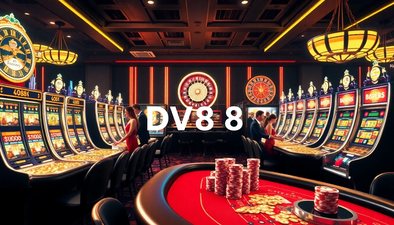 Experience an exciting poker game at https://dv88.design/ with high stakes and vibrant action.