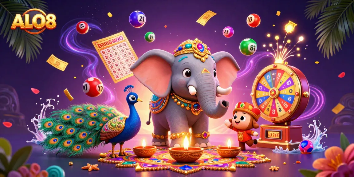 Experience thrilling wins at ALO8 with vibrant symbols and rich casino atmosphere