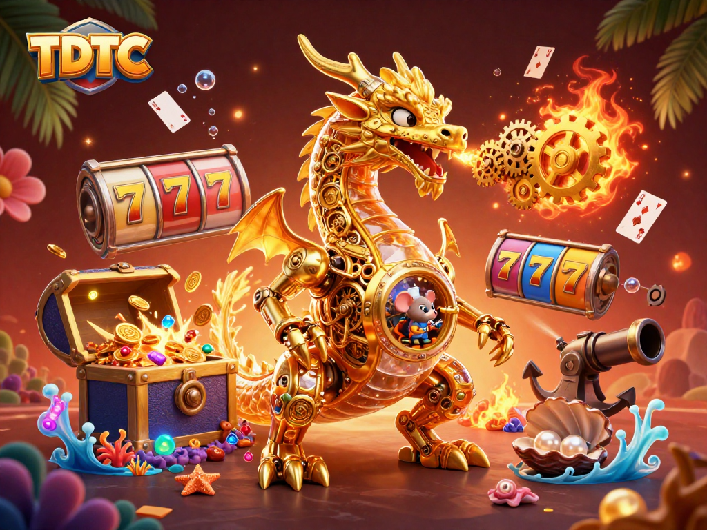 Engage with TDTC's legendary slots featuring the golden dragon and treasure galore.