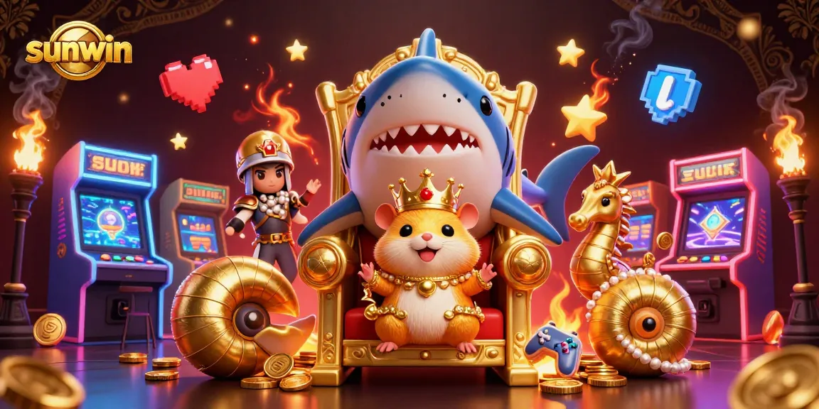 Experience the thrilling world of sunwin with a dynamic casino-themed illustration featuring an engaging game setup.