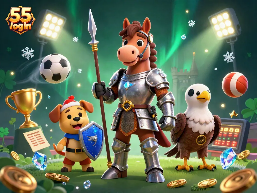 Engage with 55 club login through thrilling gaming scenes illustrated in vibrant detail.