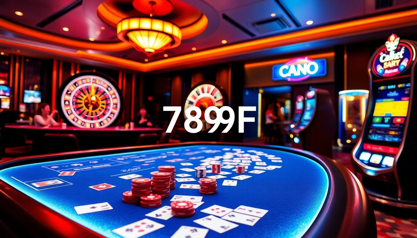 Experience high-stakes gaming at 789F with vibrant casino tables and thrilling actions.