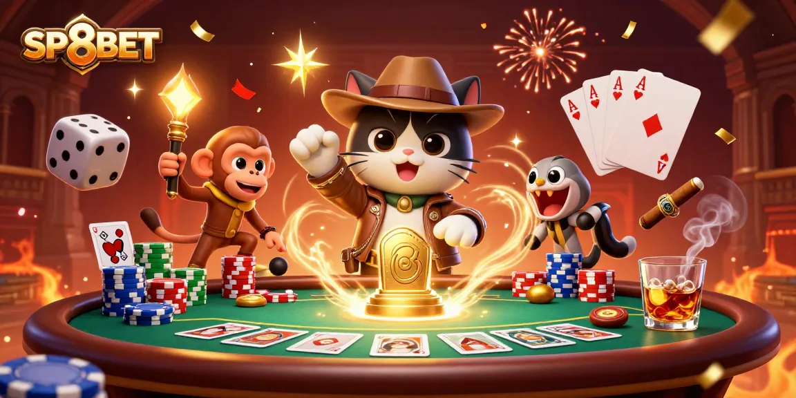 Engage in thrilling adventures with SP8BET, where animated explorers uncover casino treasures!
