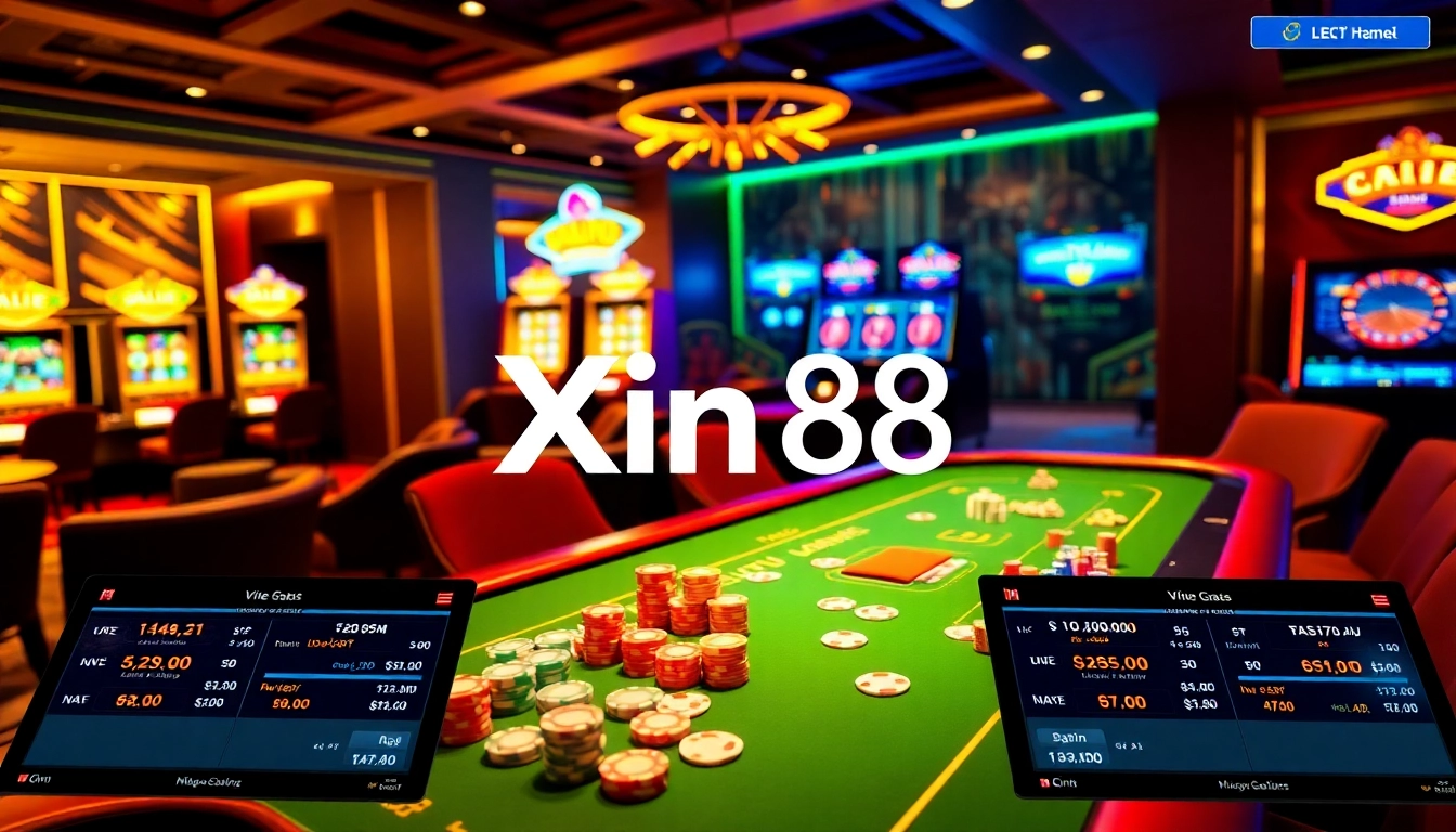 Players engaging with the exciting gaming experience at Xin88's online casino.