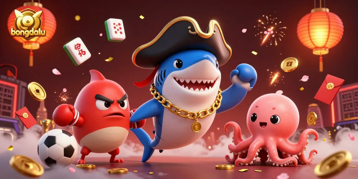 Bet online with bongdalu's thrilling scene of 3D characters and dynamic sports gambling elements.