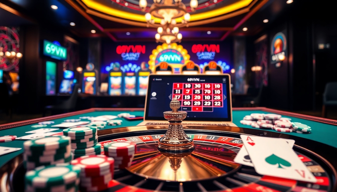 Experience thrilling gameplay at 69vn with lively casino games and betting action.