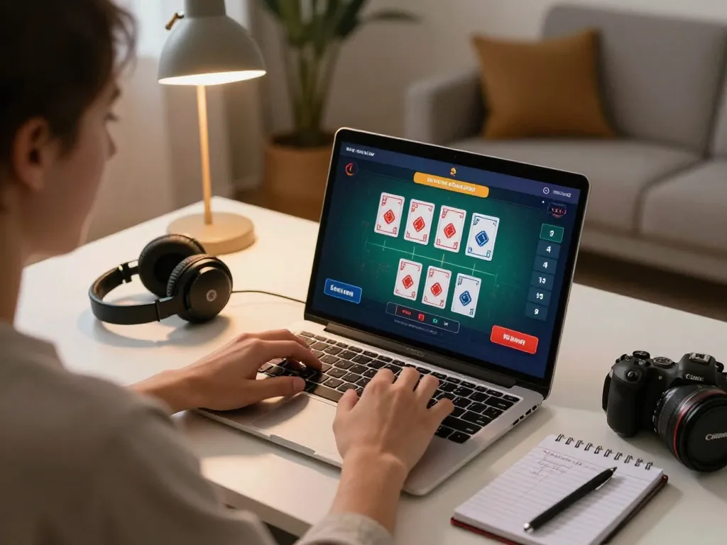 Engage with GO99 live dealer games at home using a sleek laptop for a comfortable experience