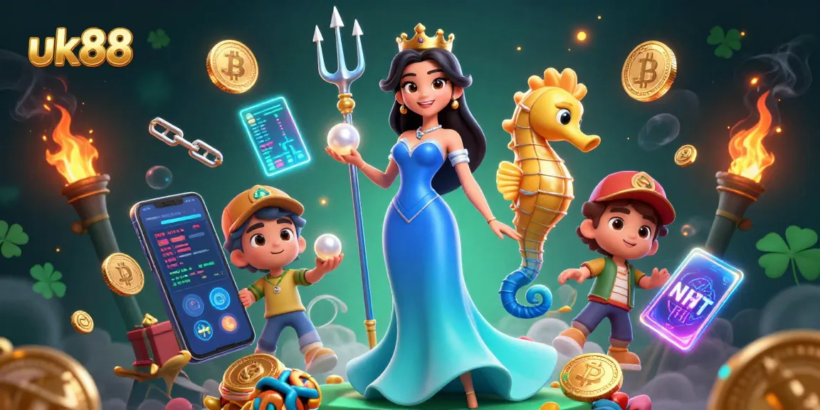 Engage with the thrilling world of uk88 online gambling featuring vibrant characters and gaming elements.