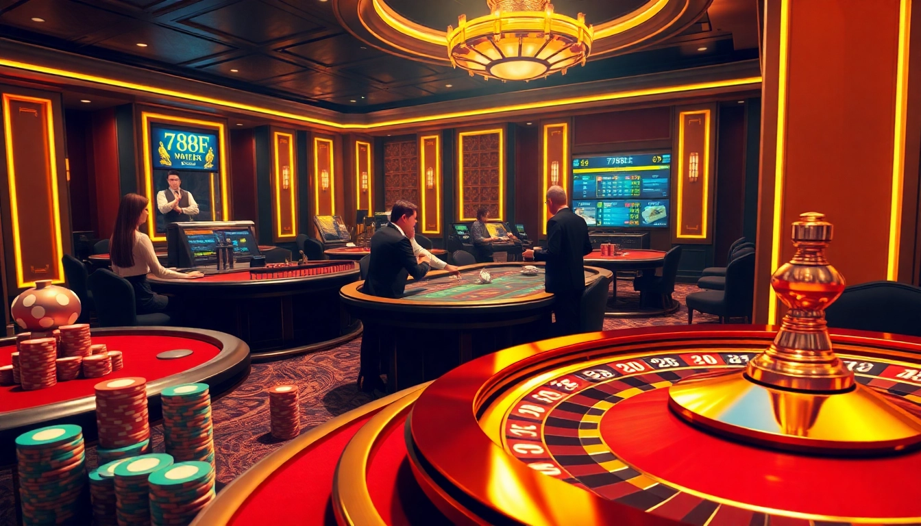 Experience the thrill of online gaming at 789f com with vibrant casino visuals and engaging gameplay.