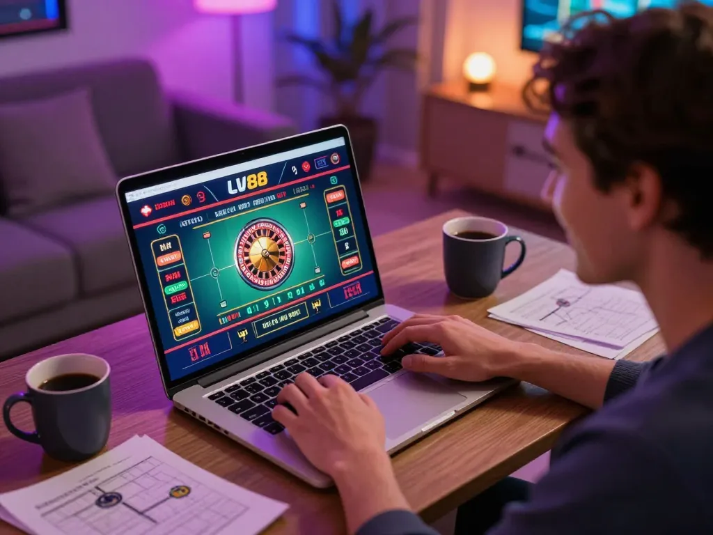 Experience thrilling gameplay at LV88 casino with live roulette from the comfort of home.