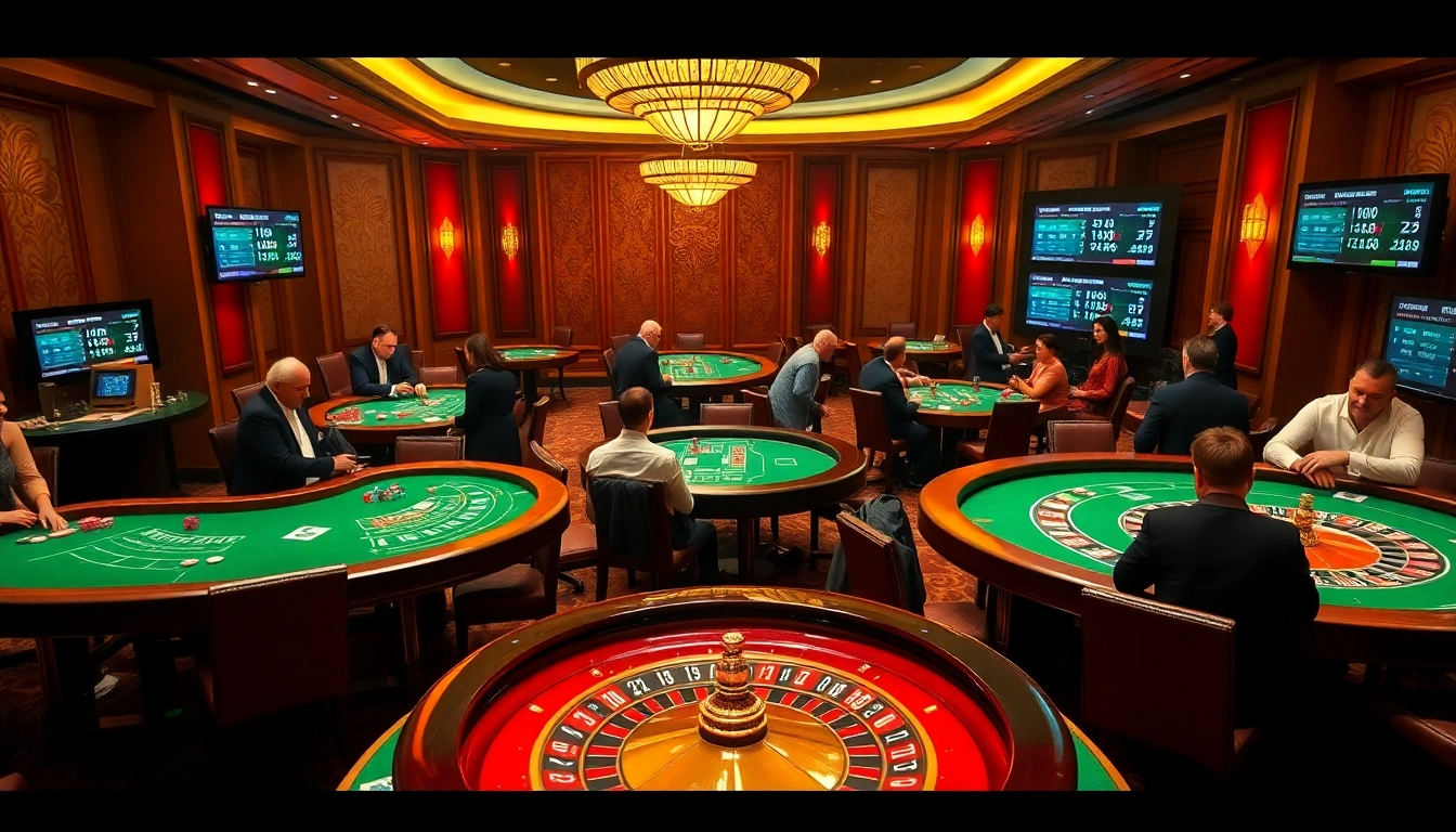Experience the excitement at open88 casino with thrilling gaming tables and vibrant visuals.
