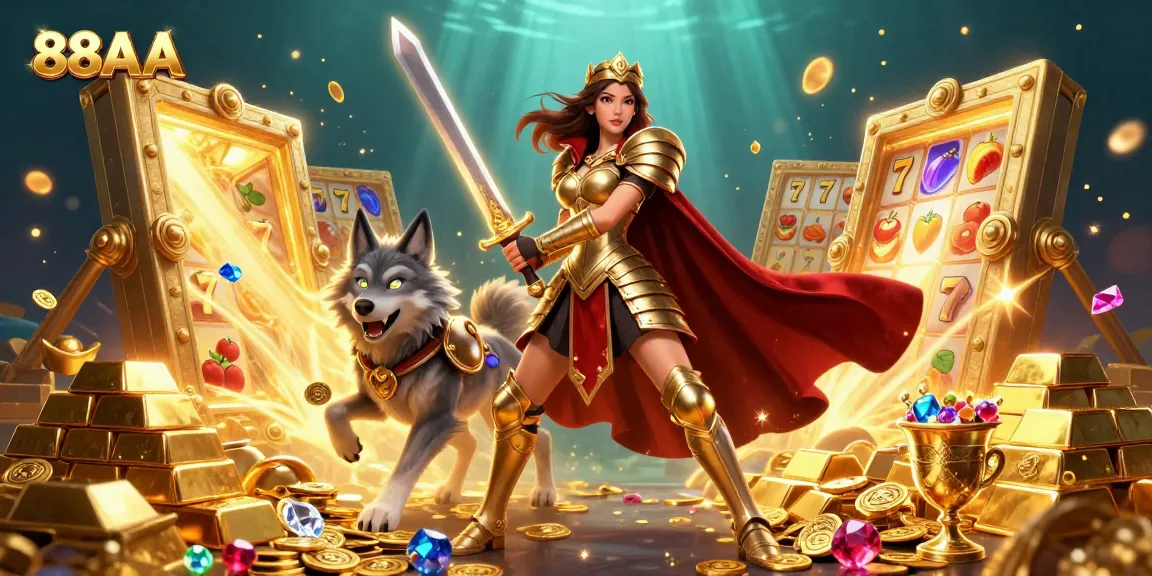 Experience thrilling wins at 88AA with a stunning portrayal of an adventurous casino scene.