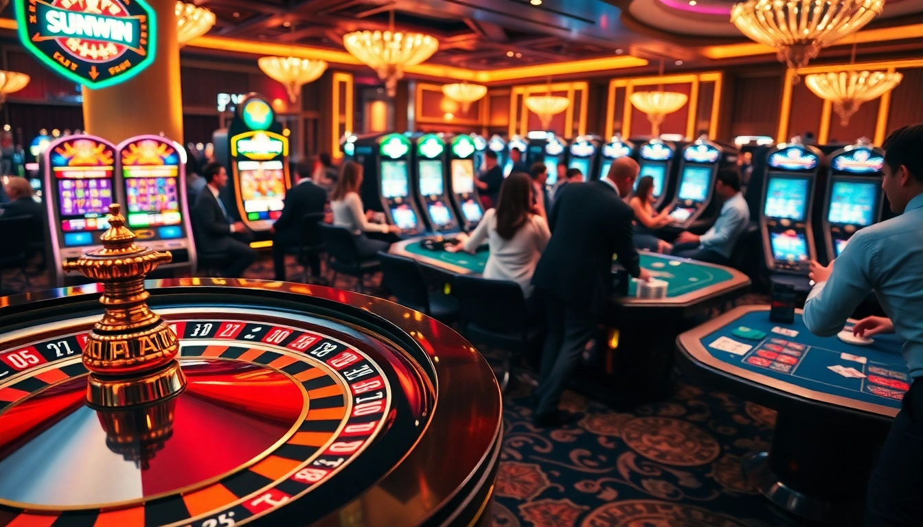 Experience winning moments at Sunwin’s vibrant casino tables filled with excitement.