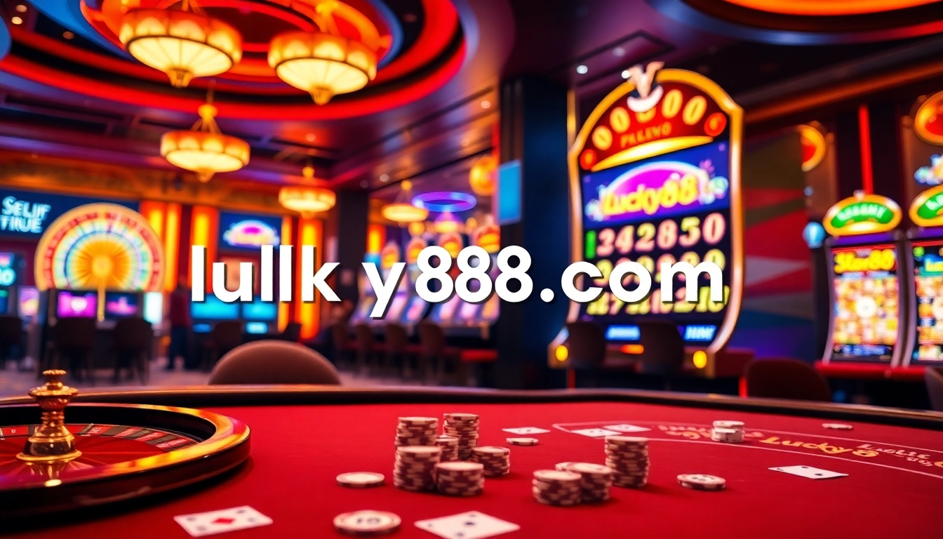 Experience thrilling gameplay with lucky88 com at the vibrant casino featuring exciting slots and engaging tables.