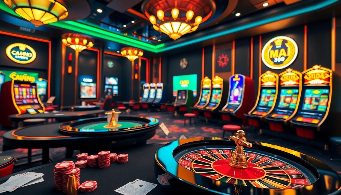 Engaging gambling scene showcasing mm88 online betting with vibrant casino elements.