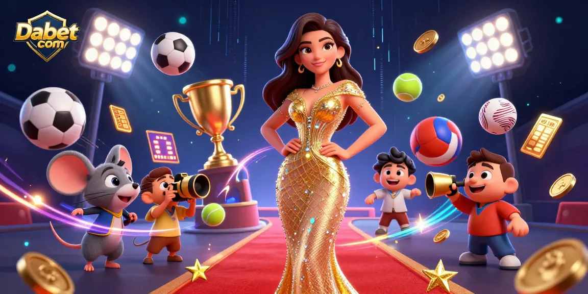 Experience the excitement of Dabet com with thrilling sports betting animations and vibrant casino visuals.