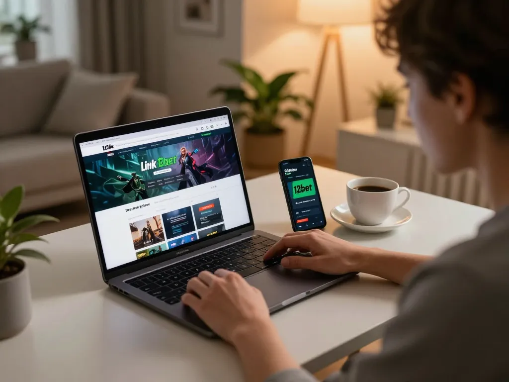 Tham gia trò chơi trực tuyến Link 12bet với laptop và smartphone trong thiết lập thoải mái