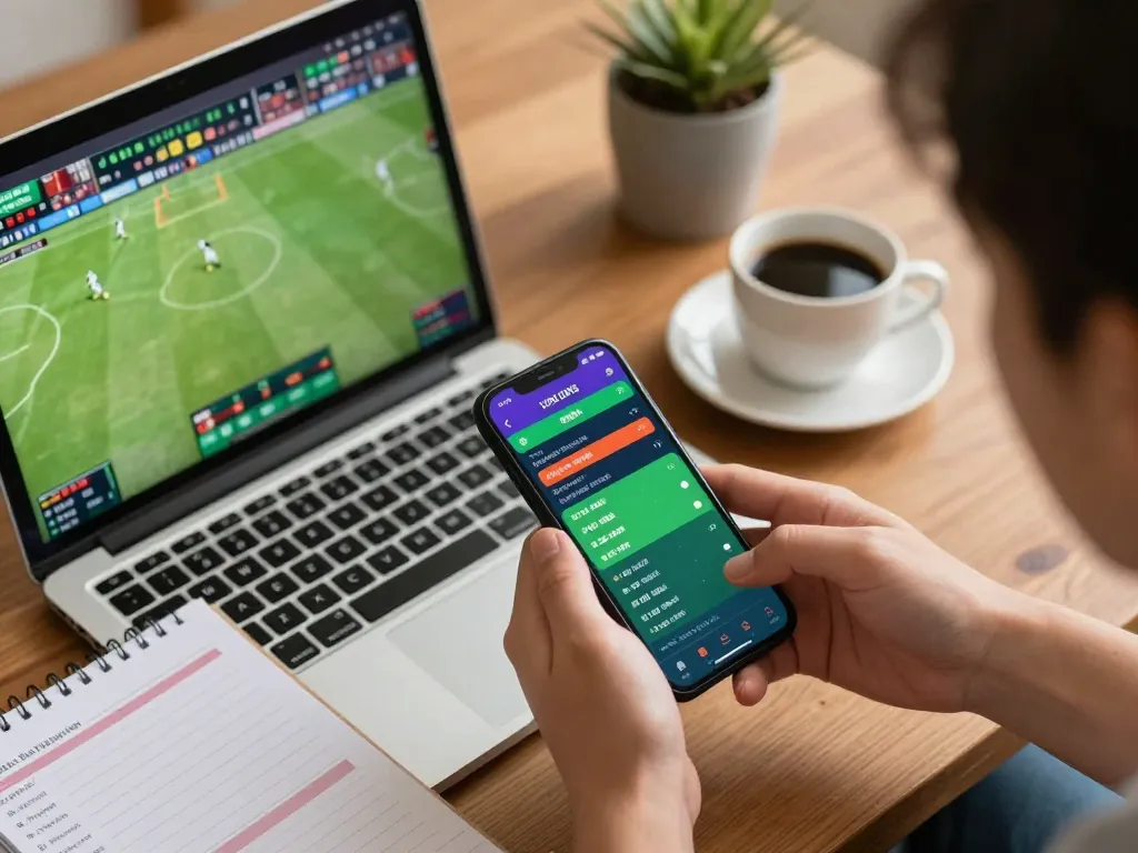 Betting strategies in action with JUN88 mobile app for a thrilling sports betting experience.