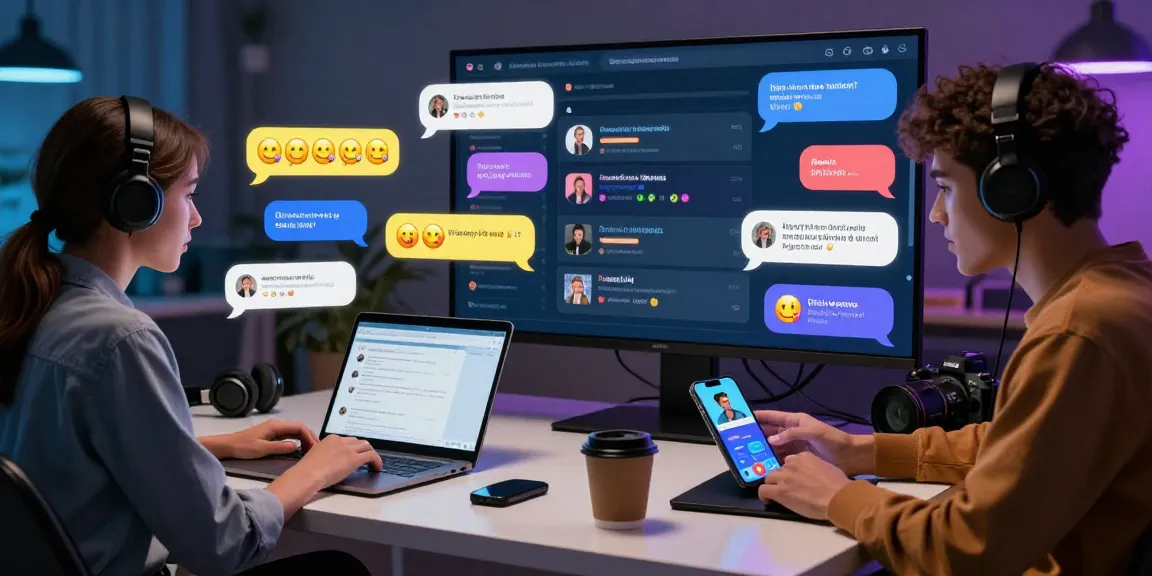 Exciting spicy chat interaction in a vibrant digital environment with diverse users engaging through chat bubbles