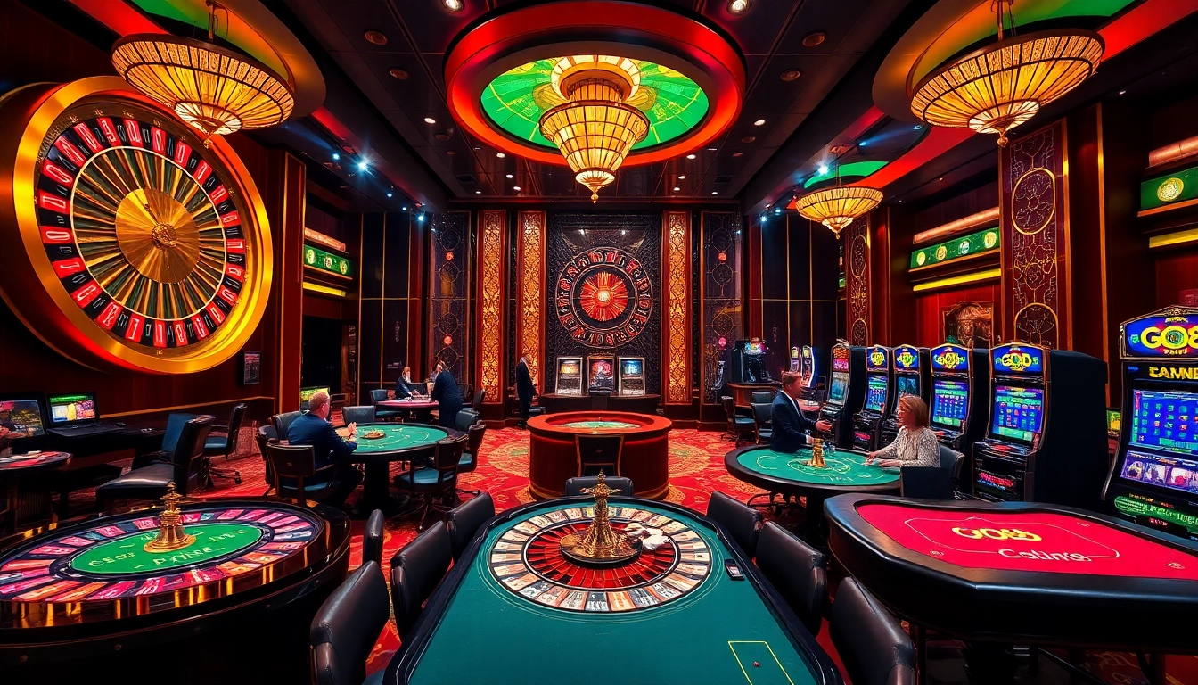 Experience thrilling gameplay at Go88 with vibrant casino atmosphere and engaging table games.
