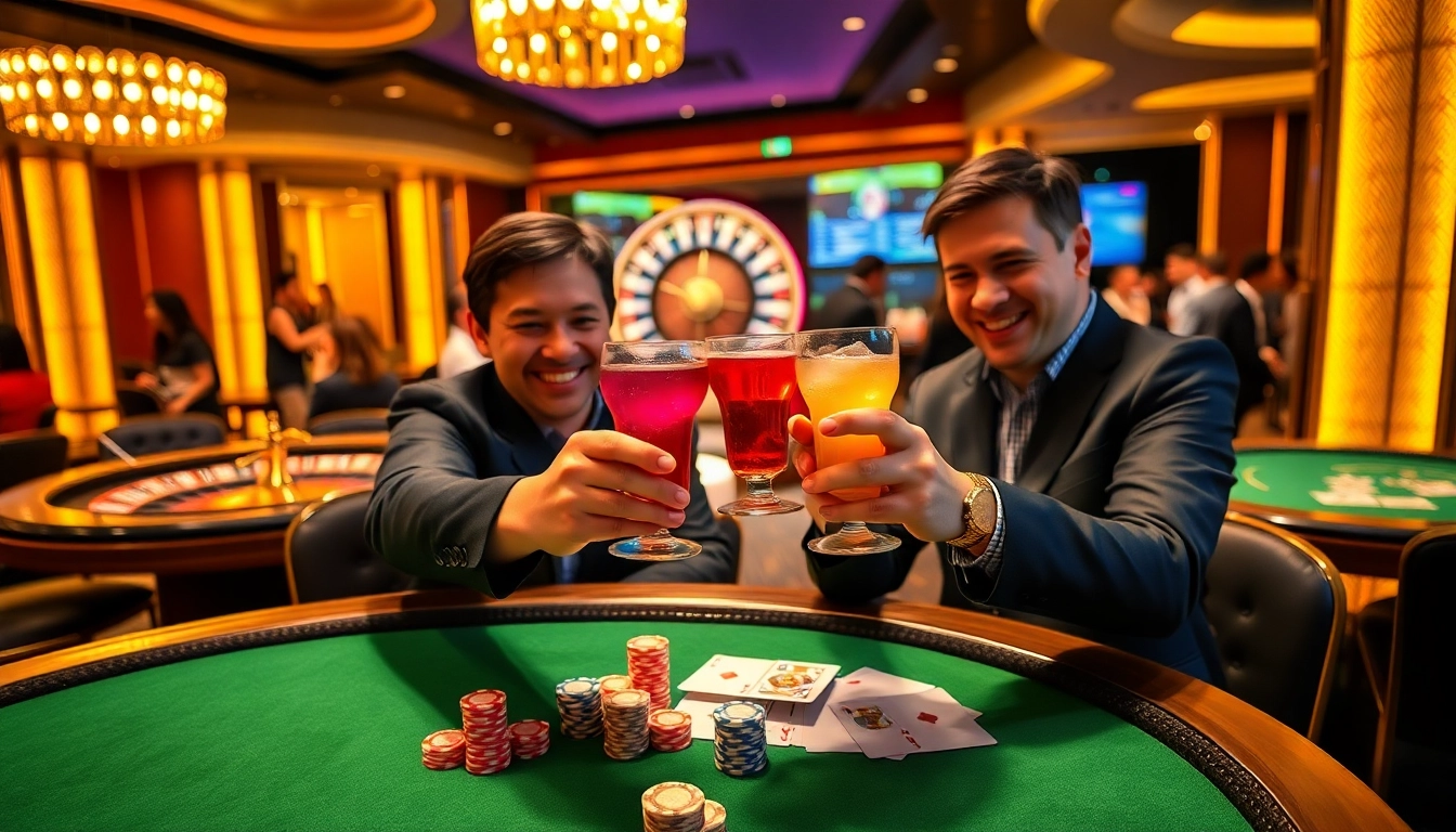 NoHu offers thrilling casino excitement with polished poker tables and vibrant cocktails.